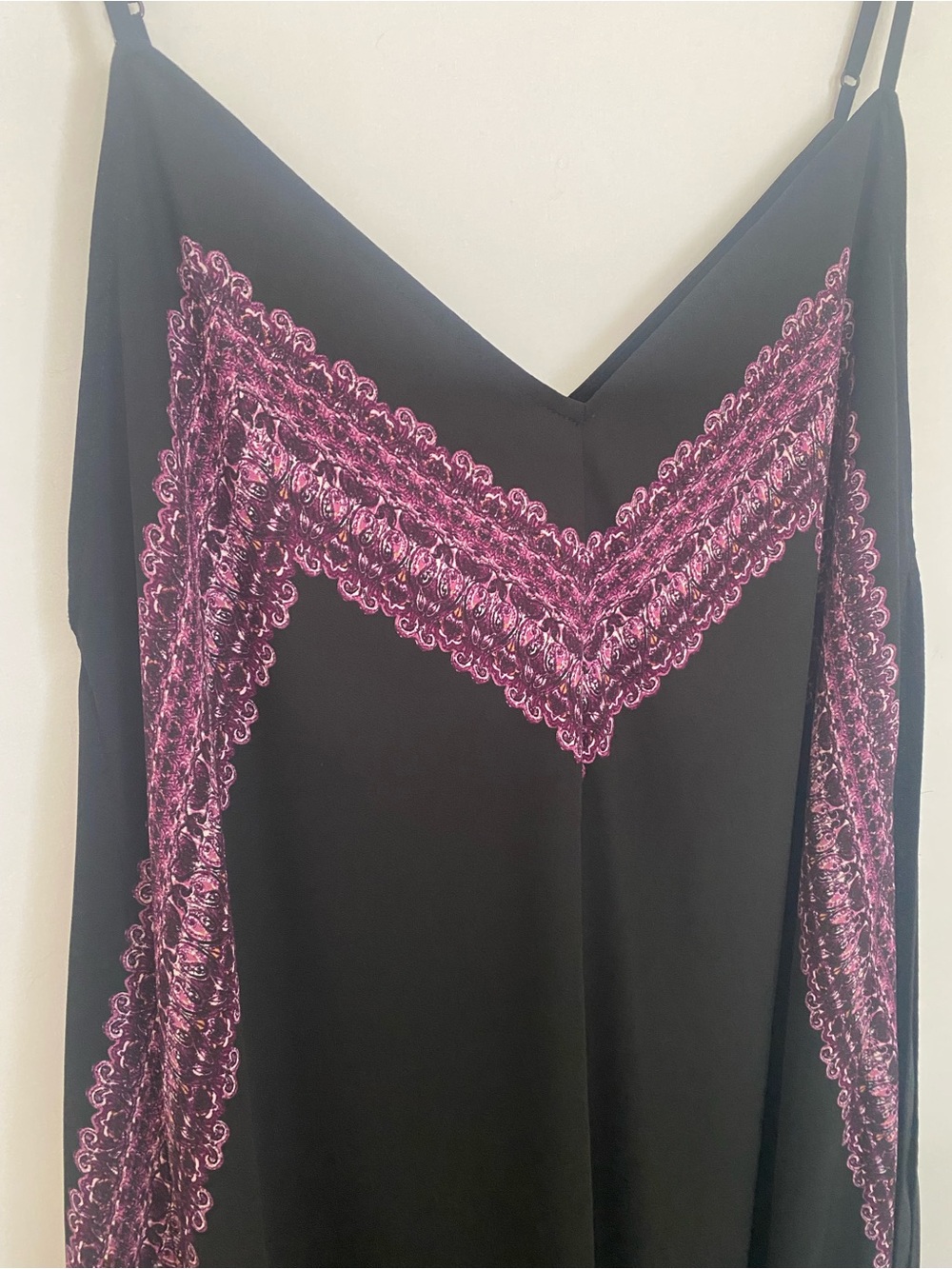 INC INTERNATIONAL CONCEPTS SLEEVELESS HANDKERCHIEF HEM SLIP DRESS IN BLACK - Picture 5 of 9